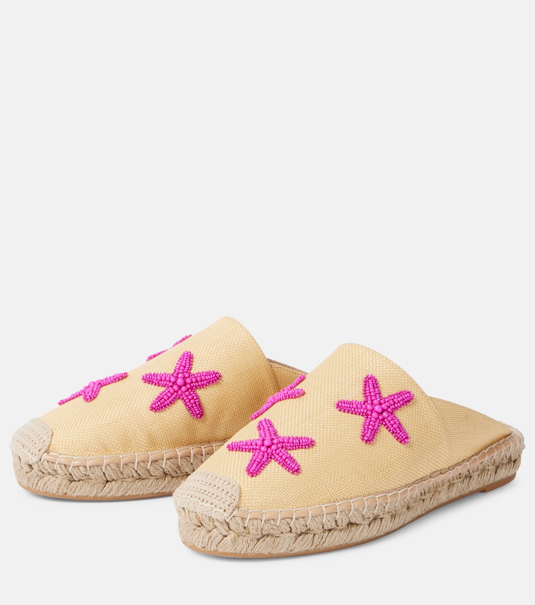 Starfish珠饰草编鞋 | Valentino Garavani