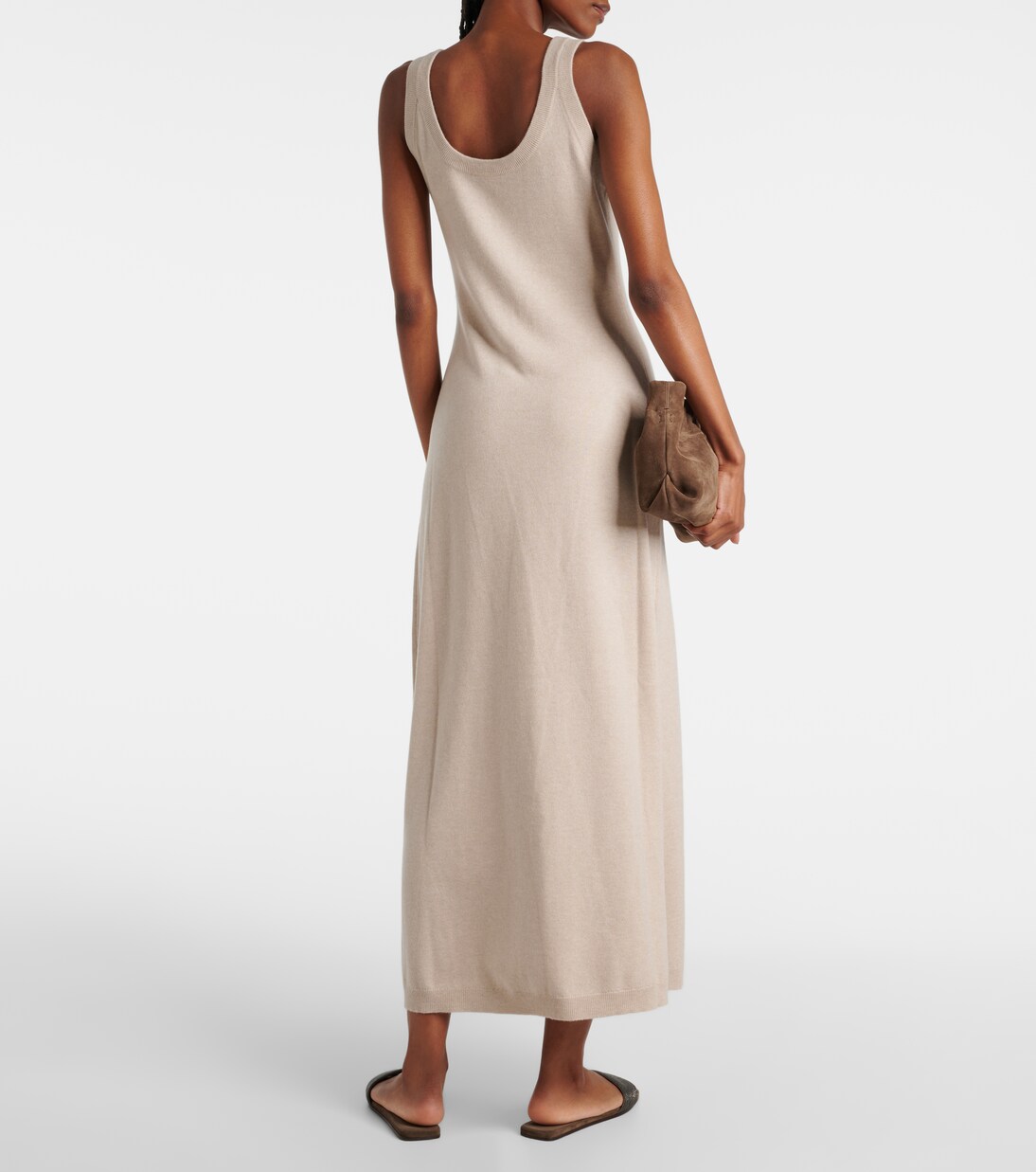 Robe midi en cachemire | Brunello Cucinelli