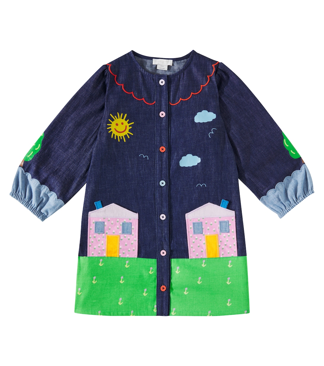 Robe imprimée en jean | Stella McCartney Kids