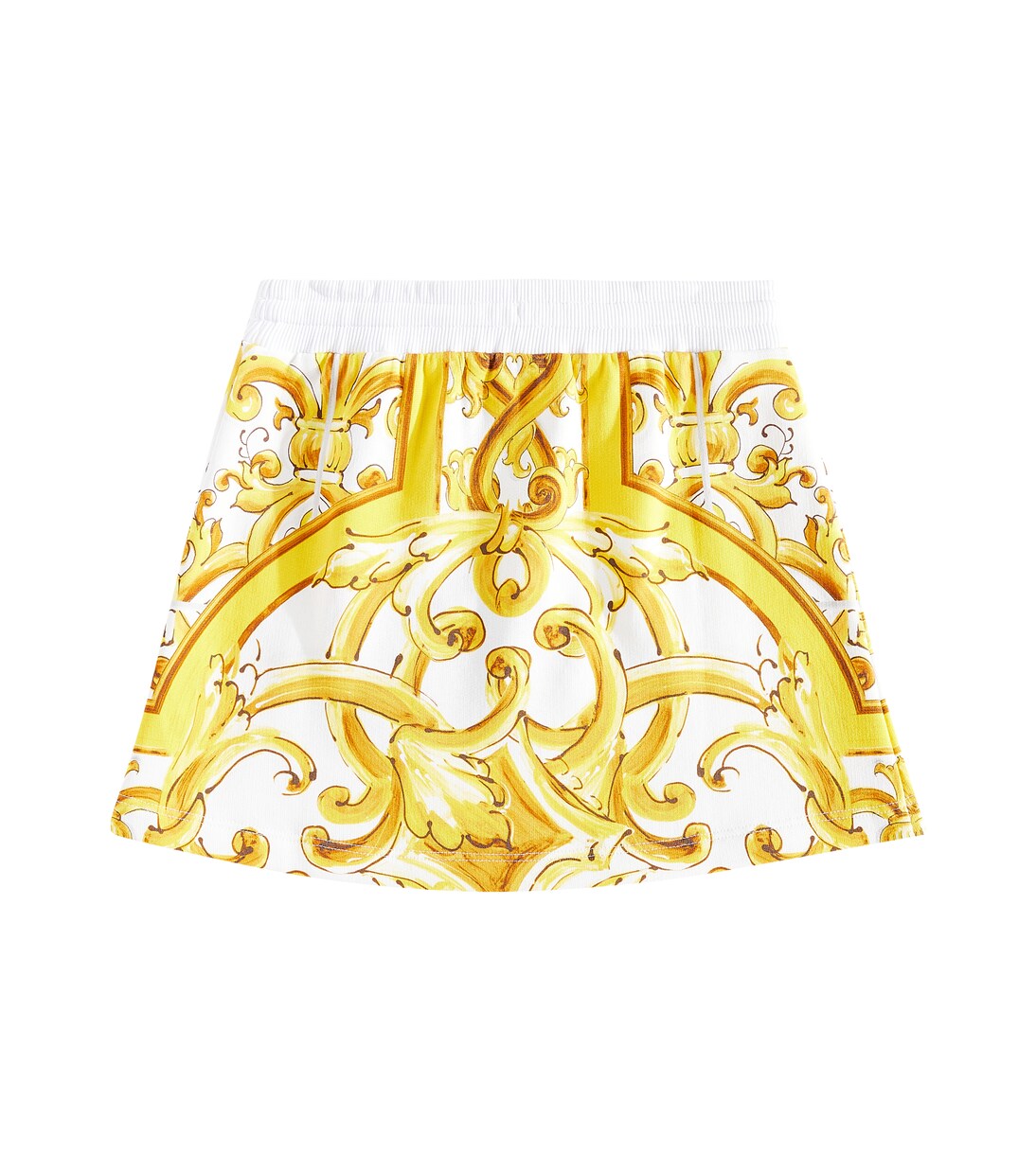 Majolica cotton jersey skirt | Dolce&Gabbana Kids
