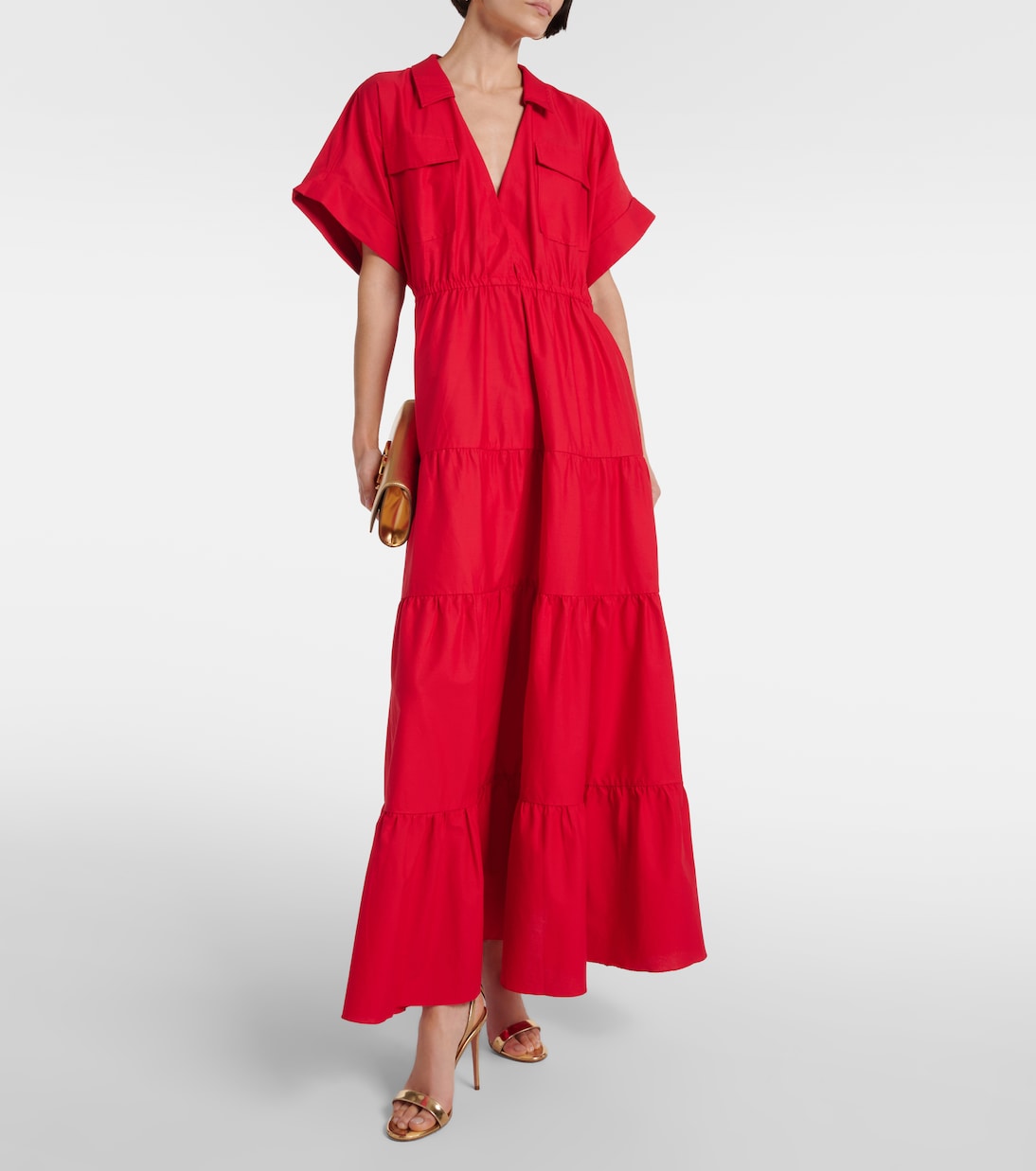 Robe longue en coton | Adriana Degreas