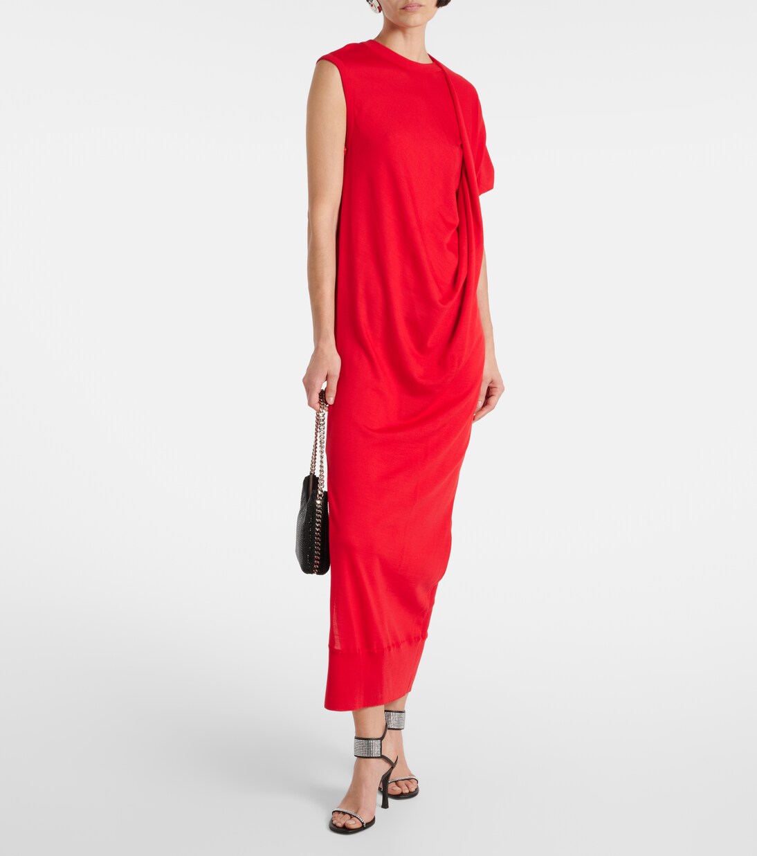 Robe longue en laine | Stella McCartney