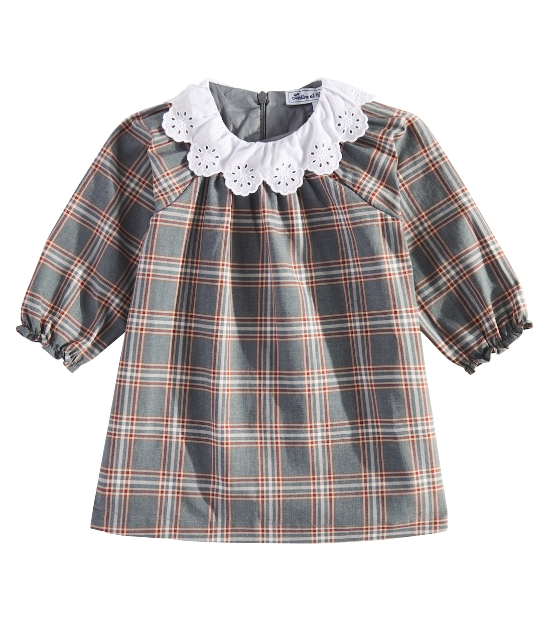 Baby Kleid aus Baumwolle mit Spitze | Tartine et Chocolat