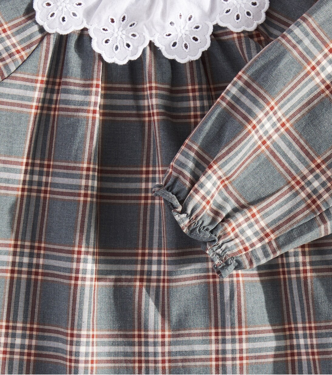 Baby Kleid aus Baumwolle mit Spitze | Tartine et Chocolat