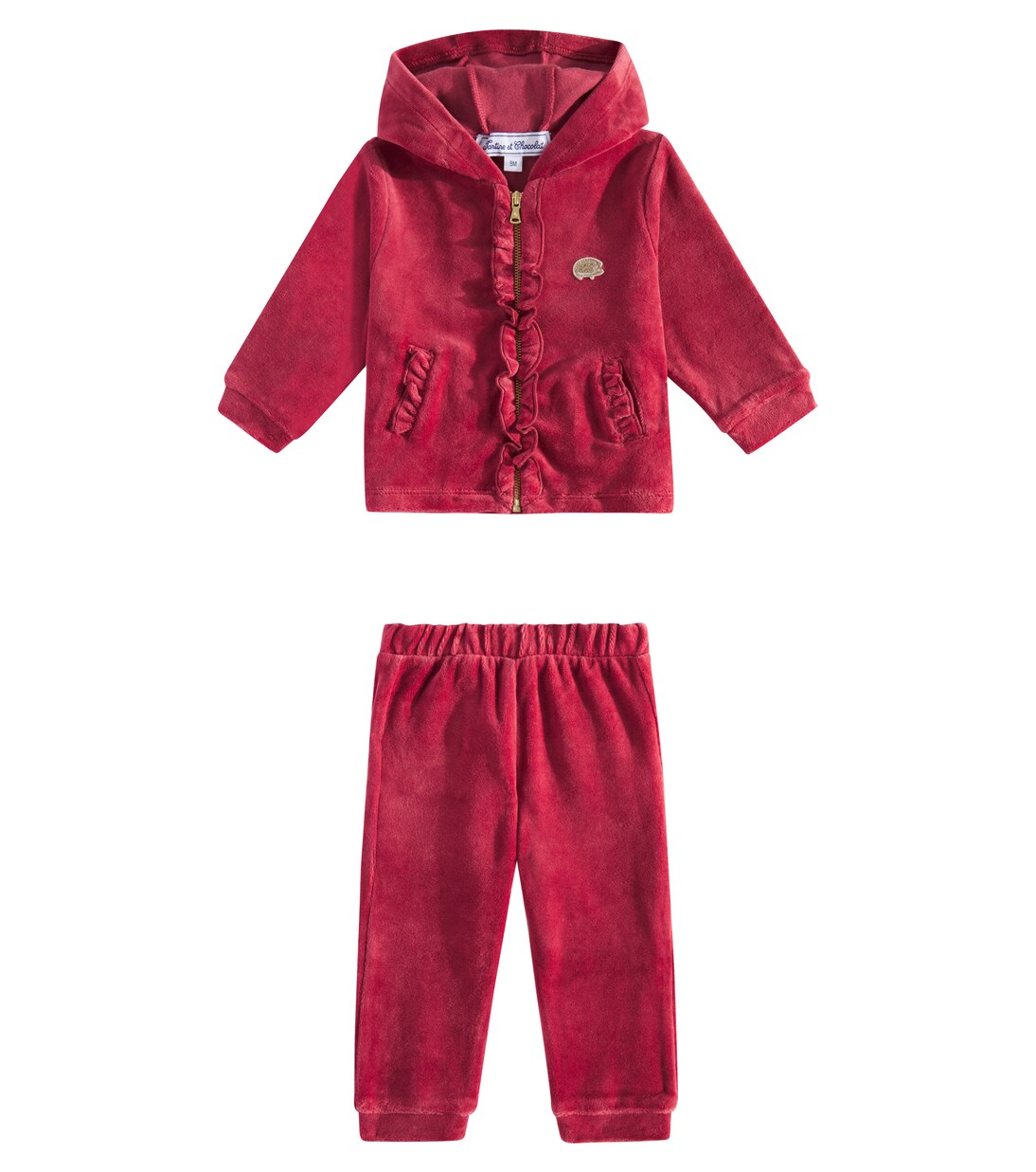 Baby ruffled jersey tracksuit | Tartine et Chocolat