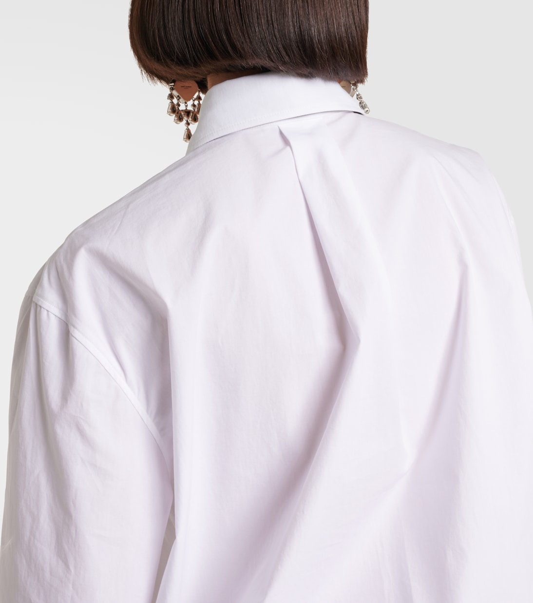 Poplin and satin minidress  | The Attico