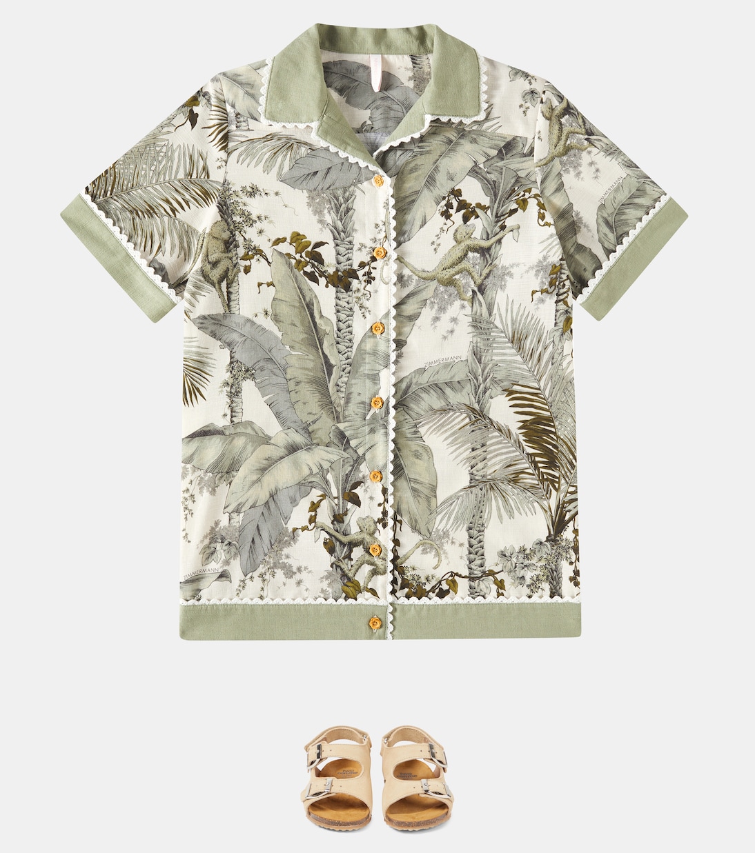 Hemdblusenkleid Wylie aus Baumwolle | Zimmermann Kids