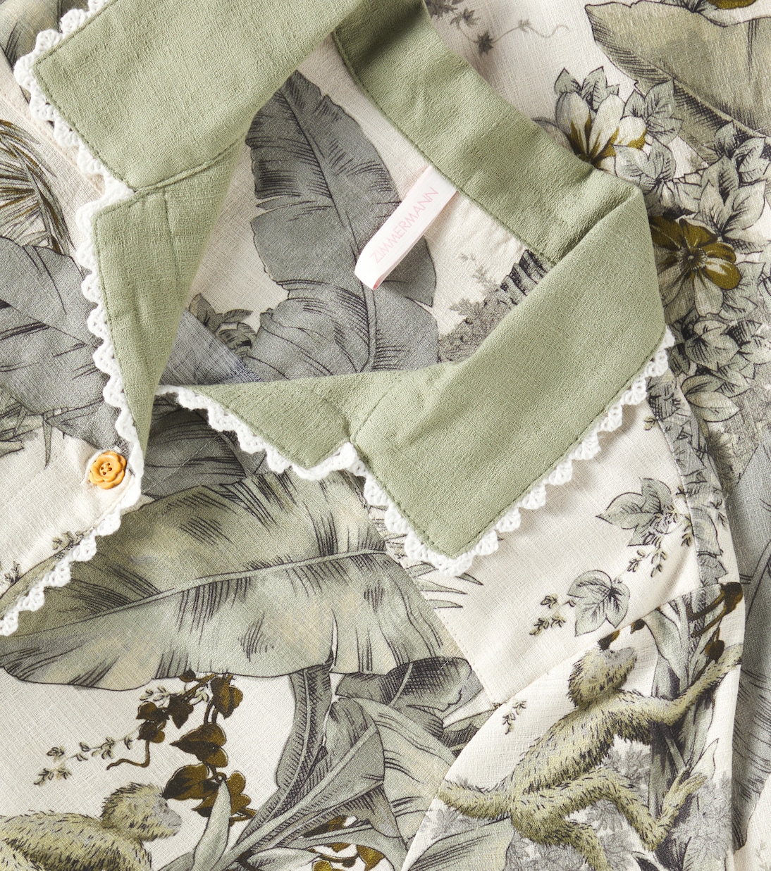 Hemdblusenkleid Wylie aus Baumwolle | Zimmermann Kids