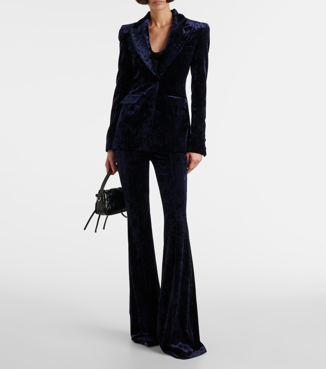 Pantaloni flared in velluto | Alex Perry