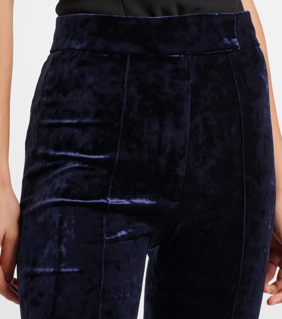 Pantaloni flared in velluto | Alex Perry