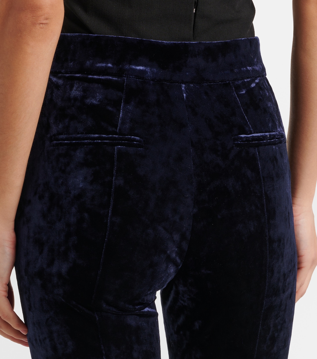 Pantaloni flared in velluto | Alex Perry