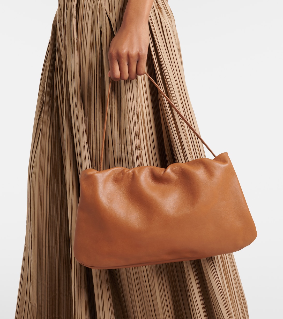 Bourse XL leather shoulder bag | The Row