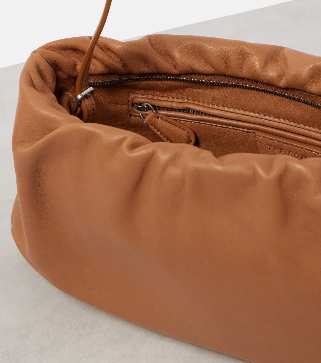 Bourse XL leather shoulder bag | The Row