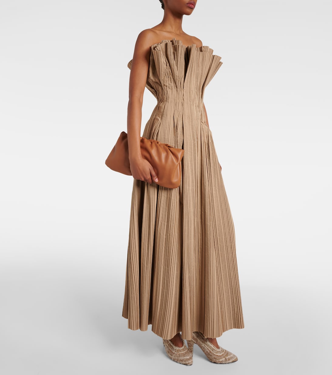 Bourse XL leather shoulder bag | The Row