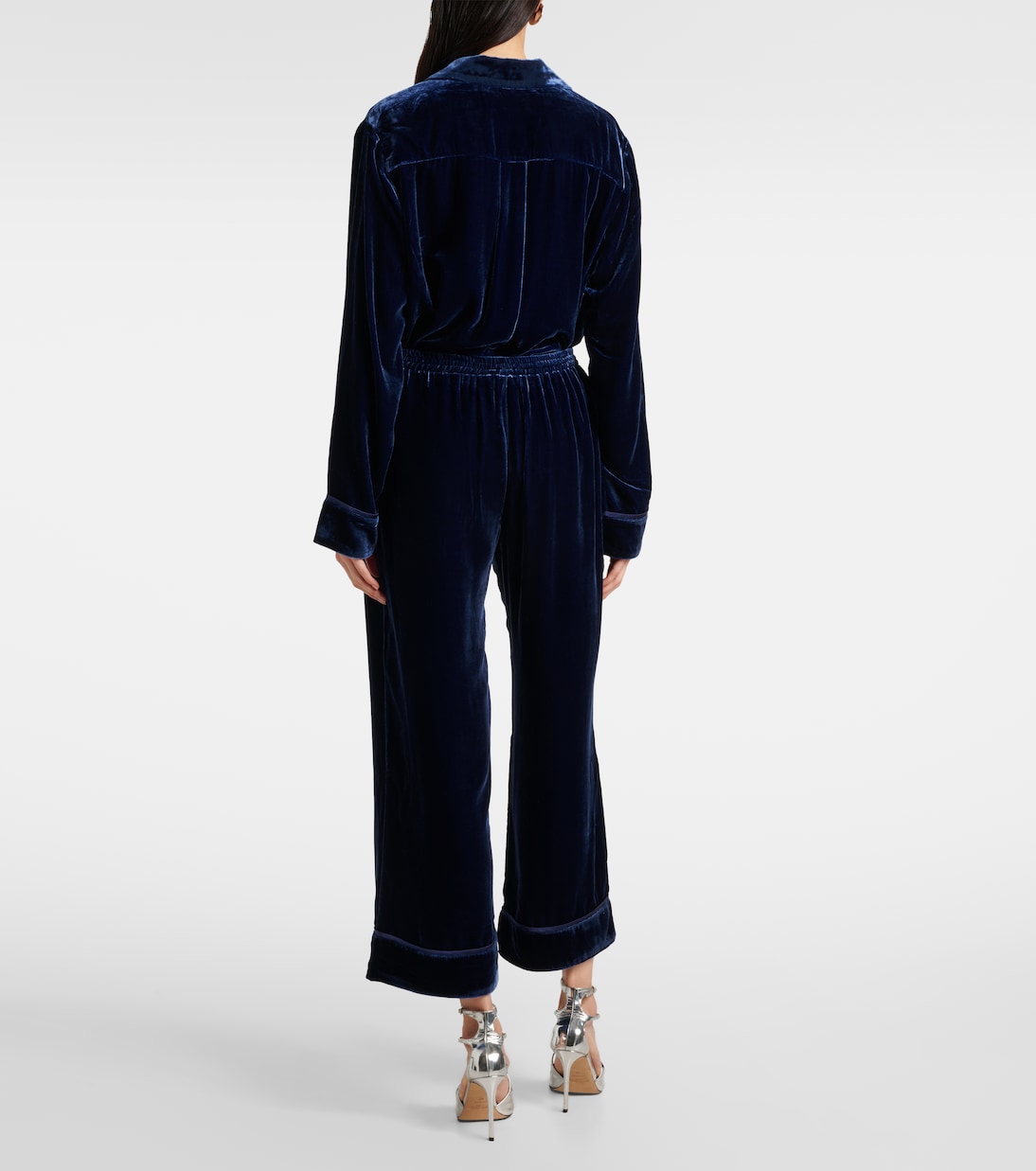 Pantalon ample Brescia en velours | Asceno