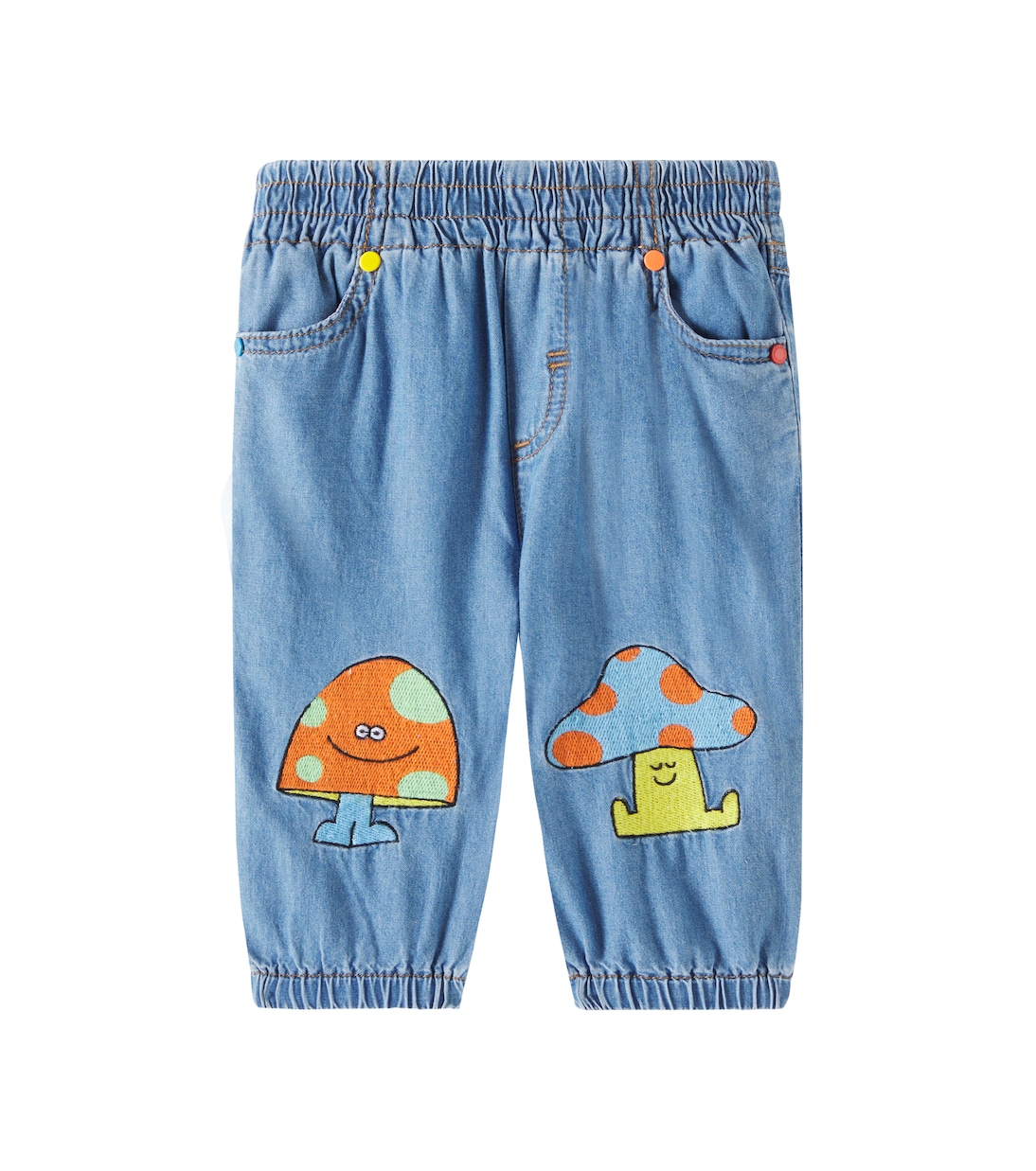 Baby embroidered jeans | Stella McCartney Kids