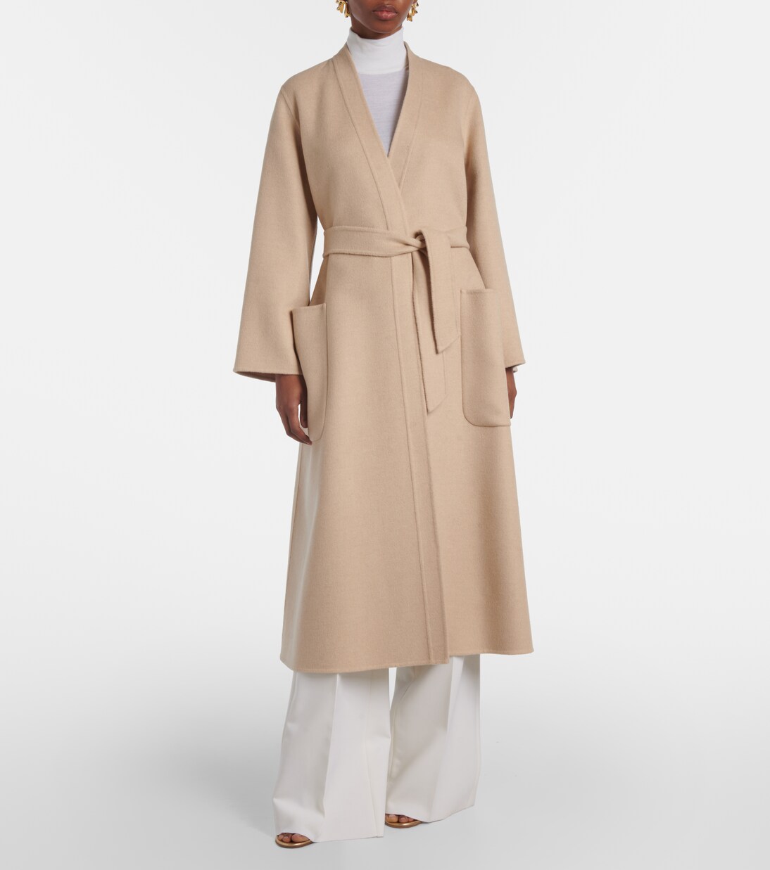 Abrigo envolvente Vezzoso de pelo de camello | Max Mara