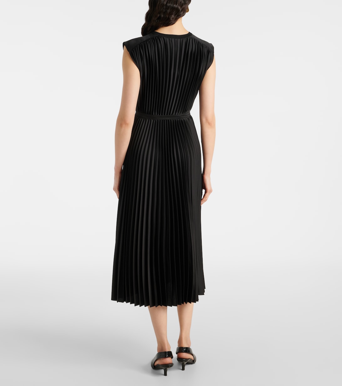 Robe midi Volta en satin | Joseph