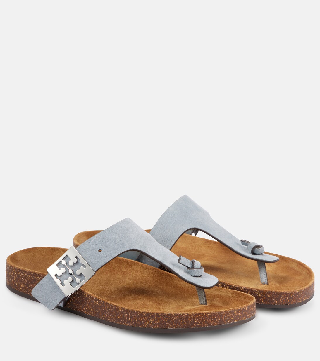 Mellow suede thong sandals | Tory Burch