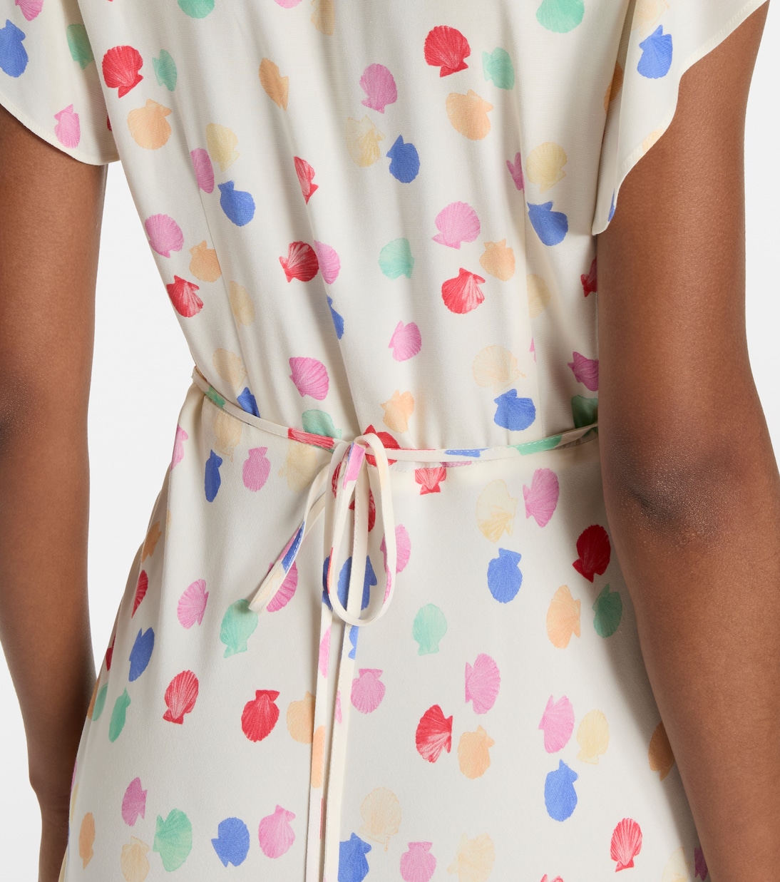 Meena polka-dot tiered maxi dress | Rixo