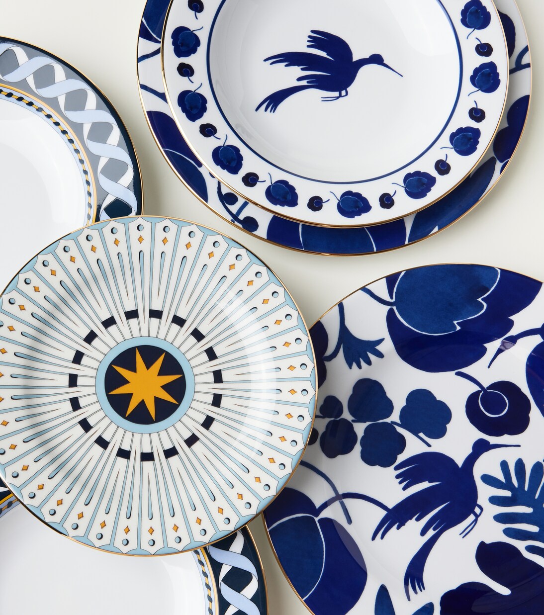 Wildbird set of 2 dinner plates | La DoubleJ