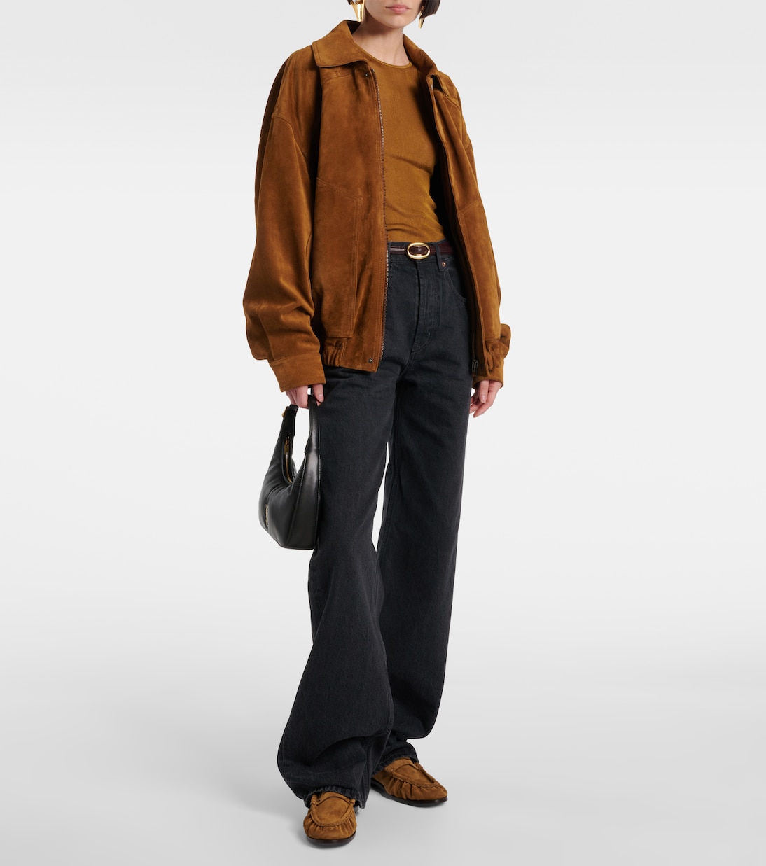 Le Loafer suede penny loafers | Saint Laurent