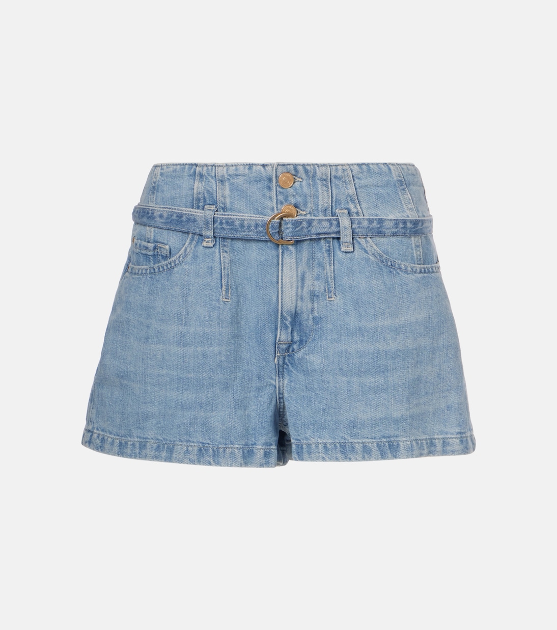 Shorts Kansas de denim de tiro alto | 7 For All Mankind
