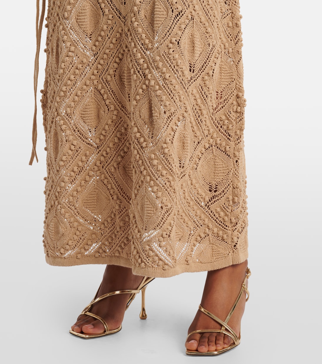 크로셰 레이스 맥시 스커트 | Xu Zhi