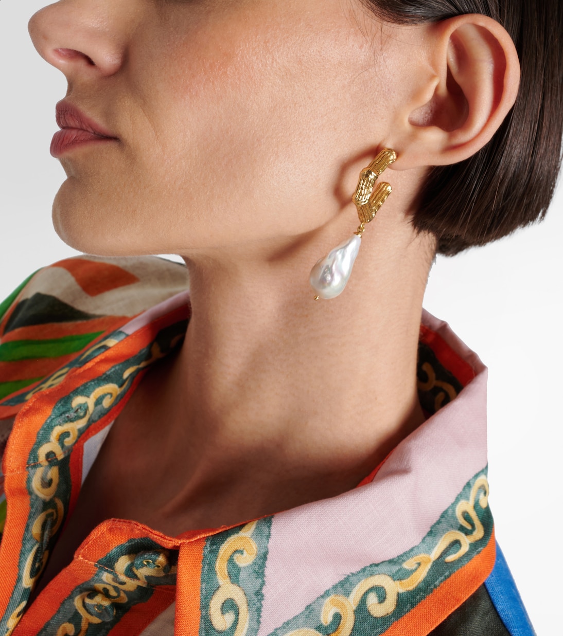 Ohrringe Team Spirit mit Süßwasserperlen | Alémais