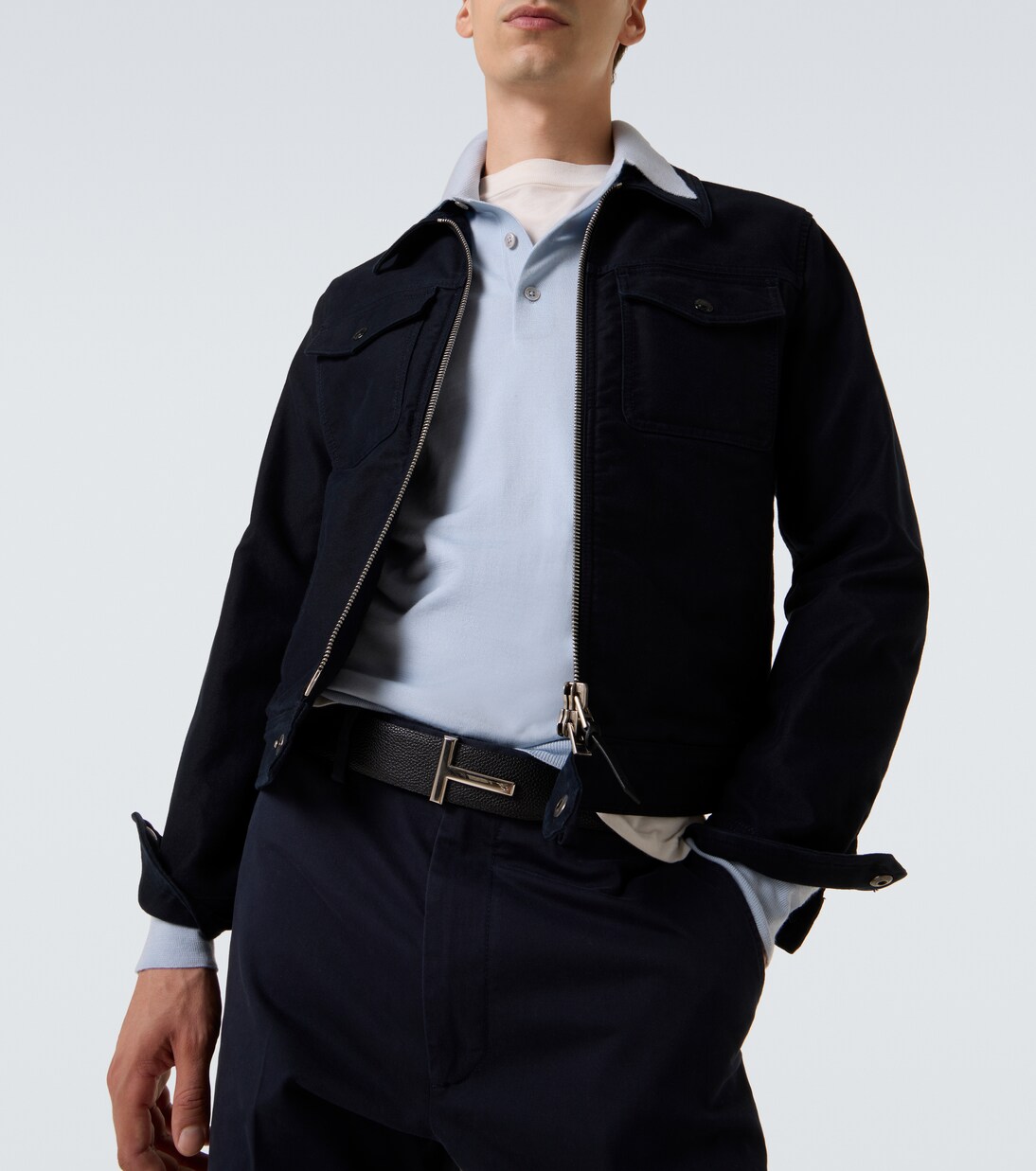 Cashmere and silk polo sweater | Tom Ford