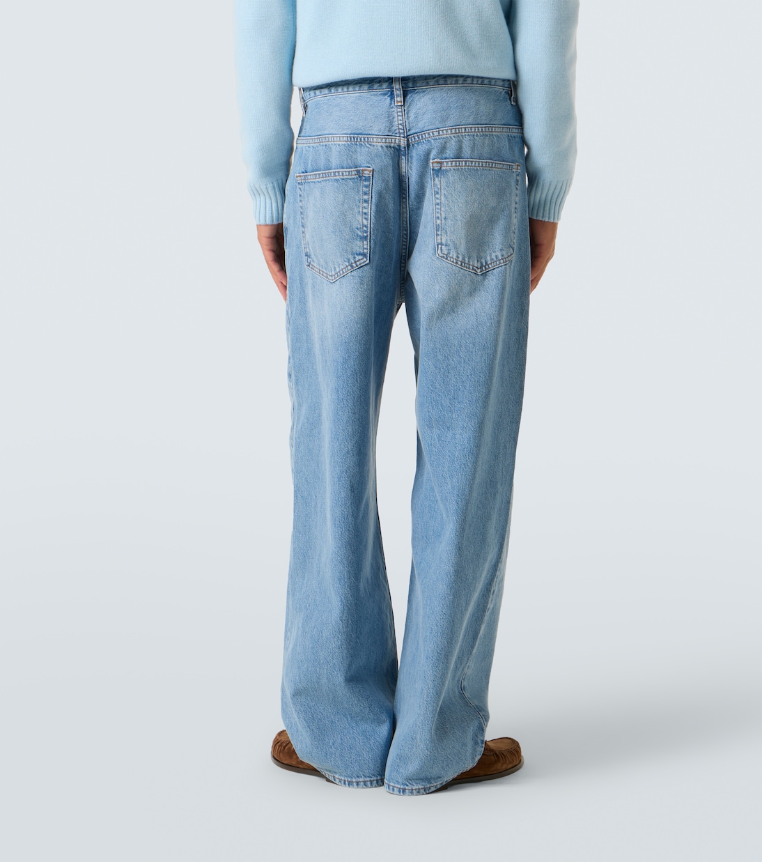 The Baggy high-rise wide-leg jeans | Frame