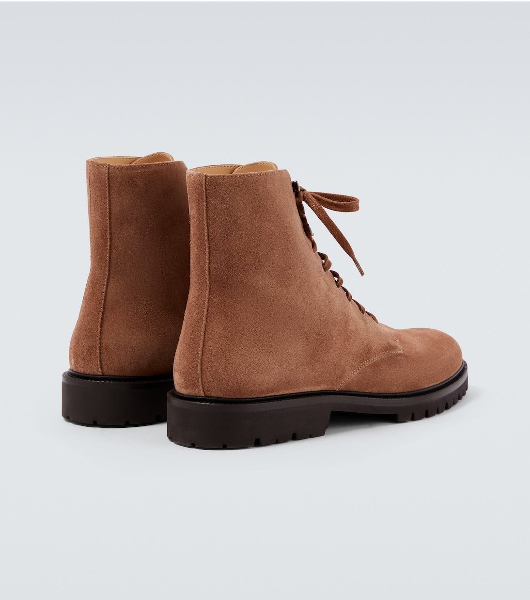 Schnürstiefel aus Veloursleder | Brunello Cucinelli