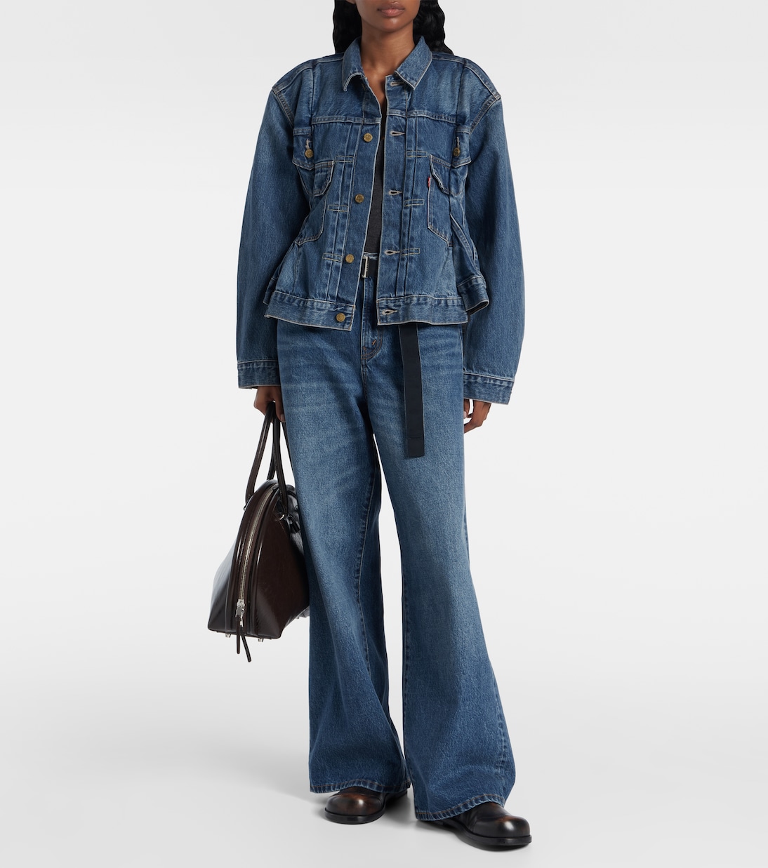 X Levi's® High-Rise Wide-Leg Jeans | Sacai