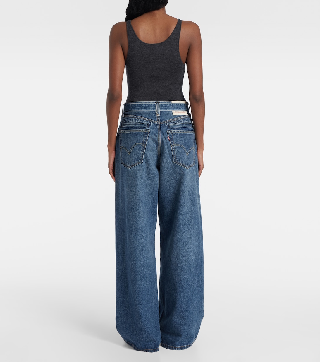 X Levi's® High-Rise Wide-Leg Jeans | Sacai
