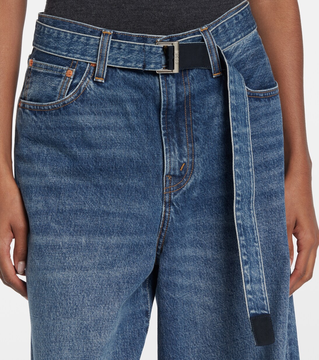 X Levi's® High-Rise Wide-Leg Jeans | Sacai