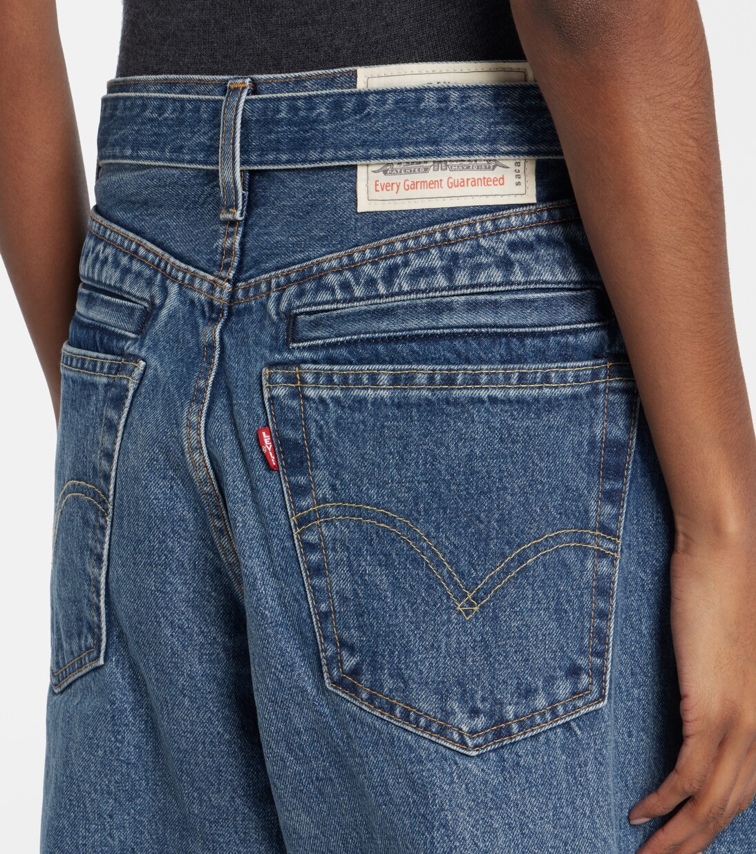 X Levi's® High-Rise Wide-Leg Jeans | Sacai