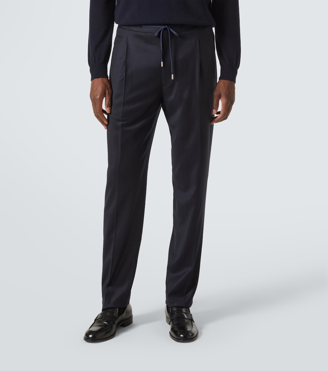 Wool and cashmere straight pants | Lardini