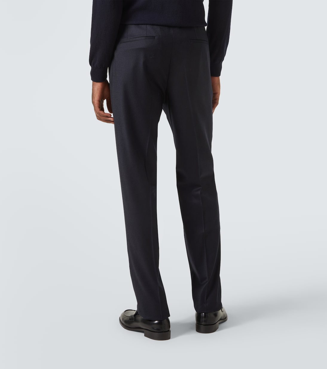 Wool and cashmere straight pants | Lardini