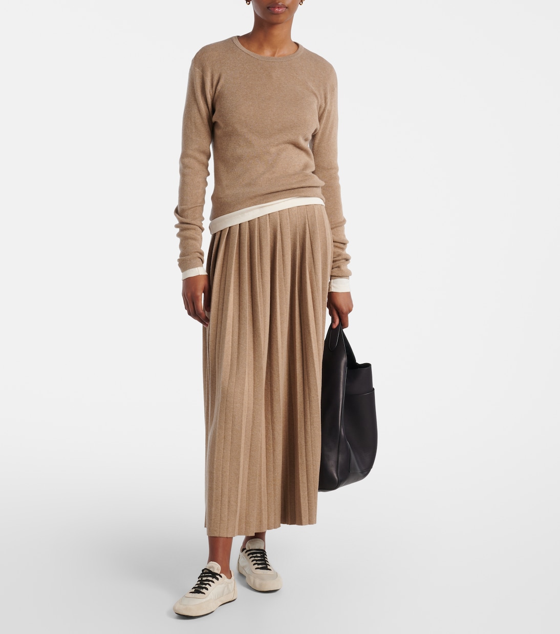 Vivian knitted cotton and cashmere top | Lisa Yang