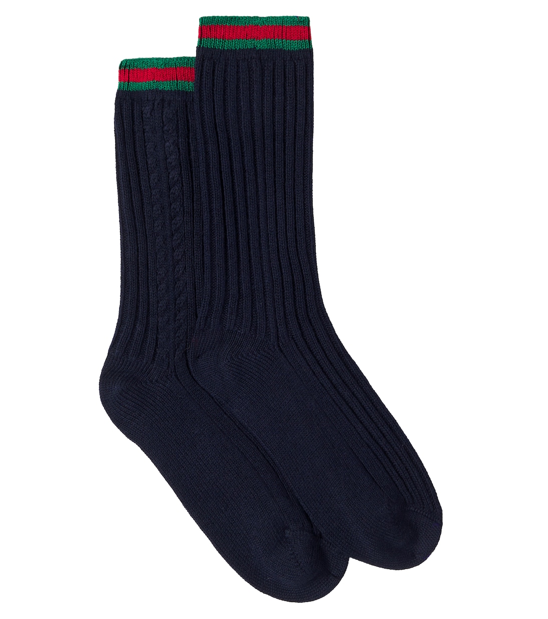 Web Stripe cotton-blend socks | Gucci Kids