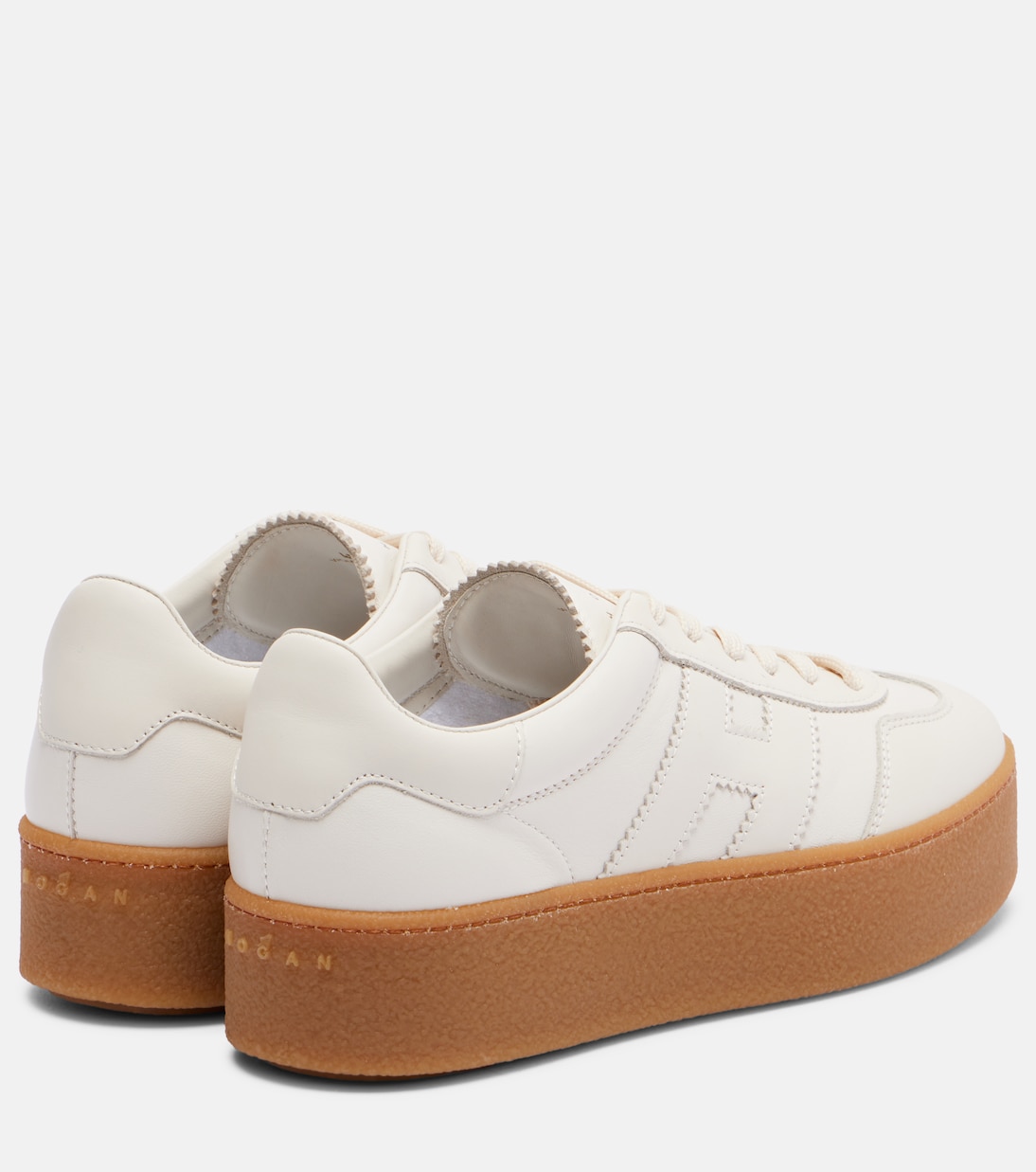 Sneakers H681 in pelle con plateau | Hogan