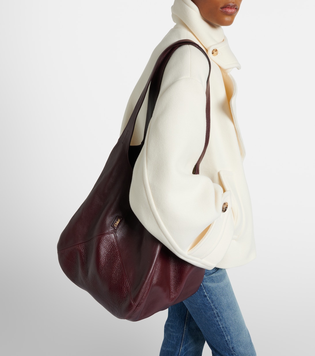 Chloé Balloon Medium leather shoulder bag | Chloé