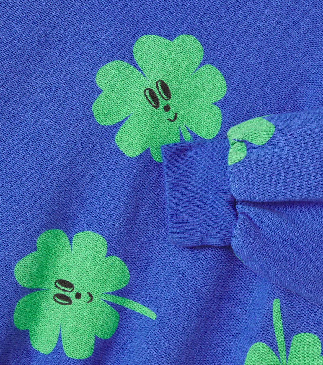 Lucky Clover cotton jersey sweatshirt | Bobo Choses