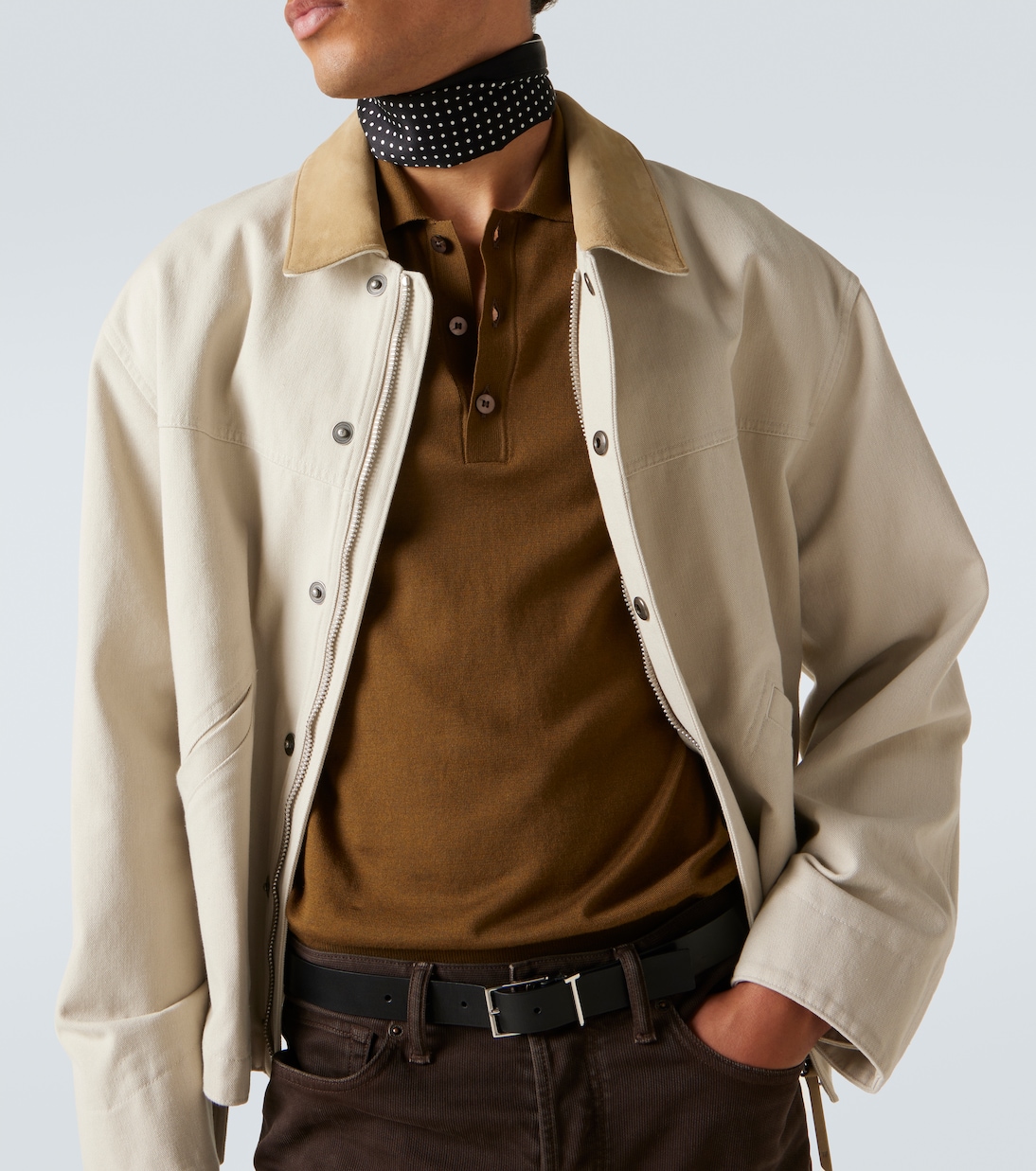 Cotton and silk polo shirt | Tom Ford