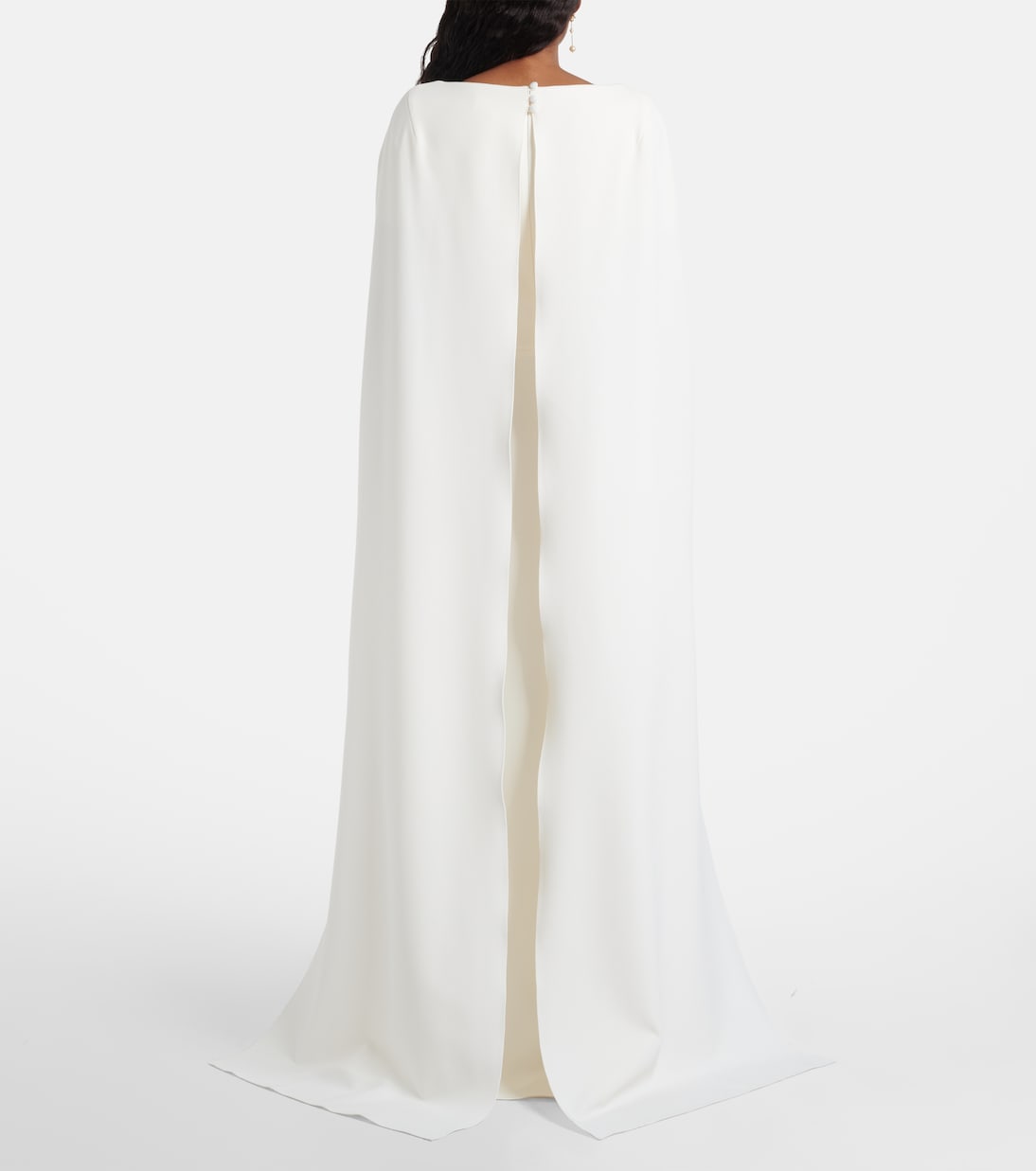 Yuna faux pearl-embellished crêpe gown | Safiyaa