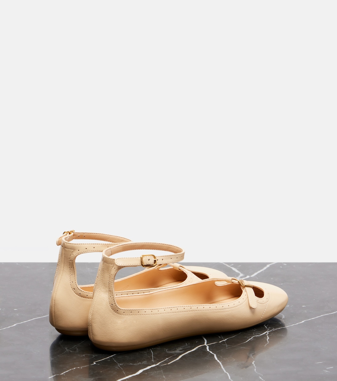 Misty leather ballet flats | Chloé