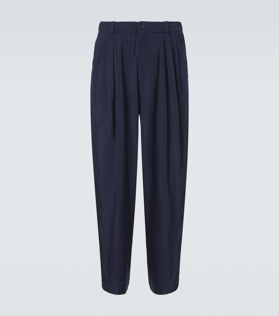 Pantalones tapered de sarga | Giorgio Armani
