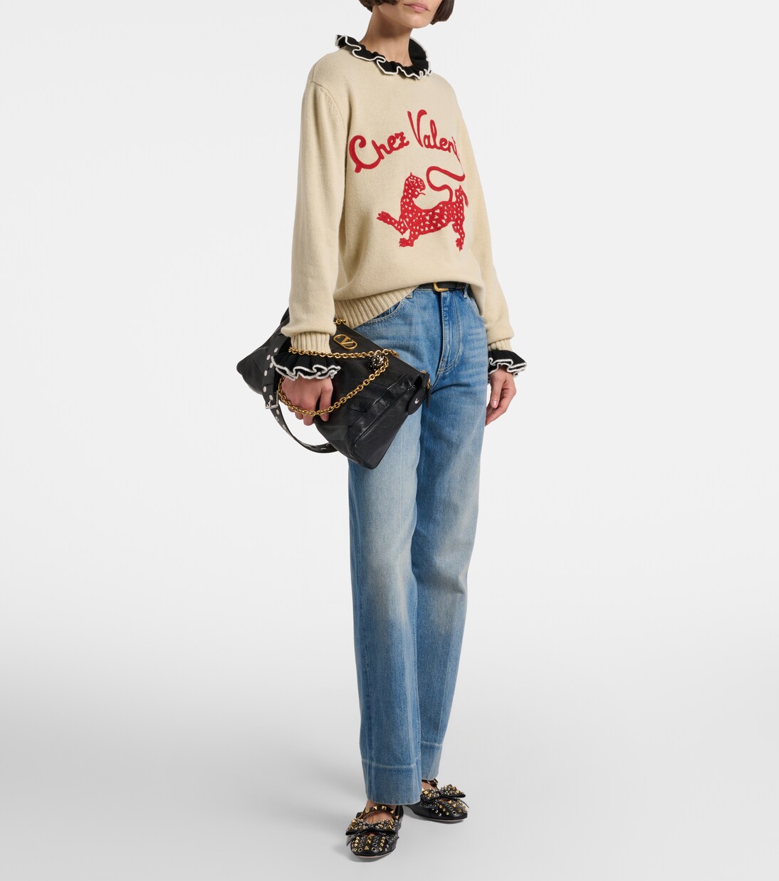 Pullover Chez Valentino aus Schurwolle | Valentino