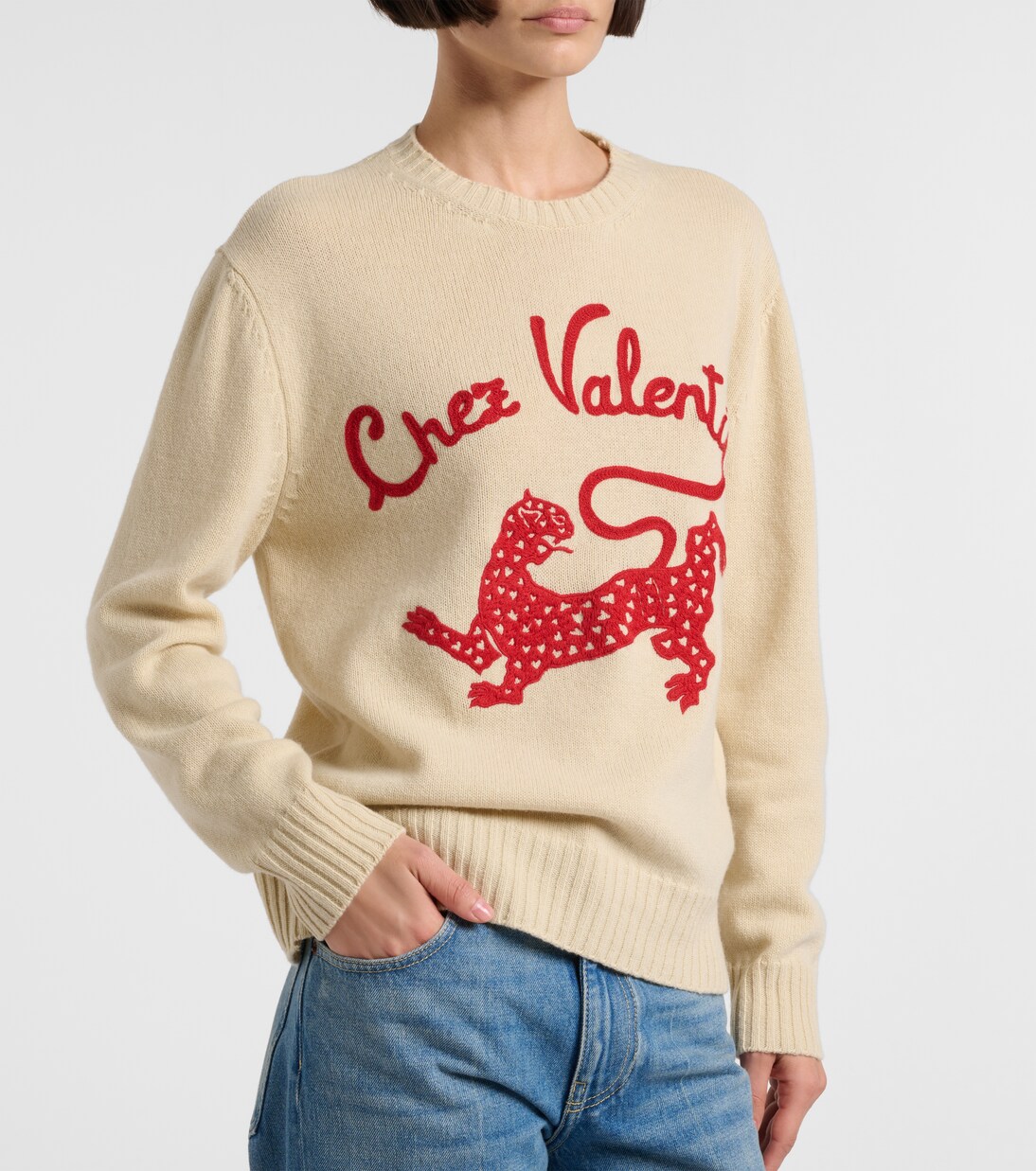 Pullover Chez Valentino aus Schurwolle | Valentino