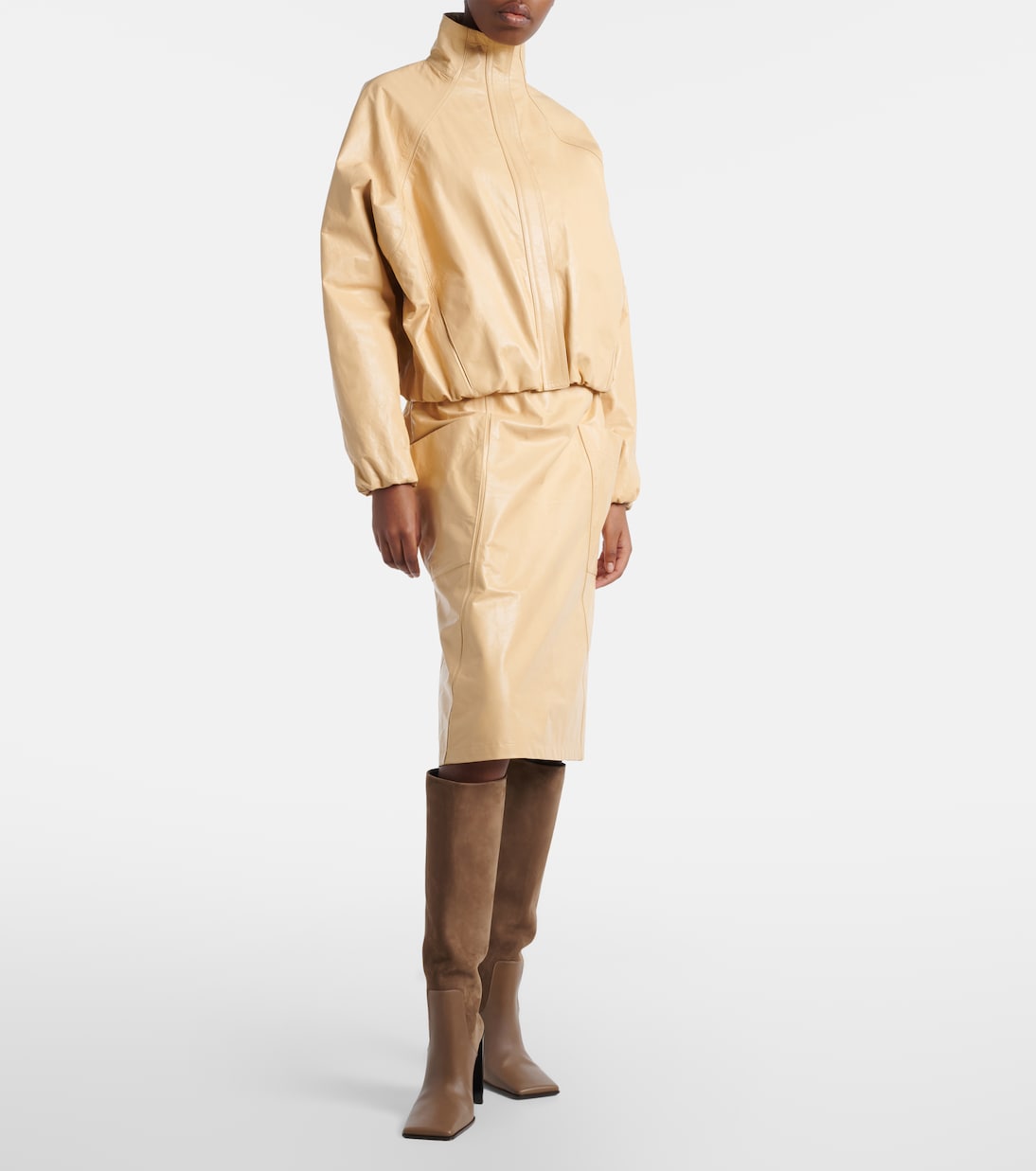 Veste en cuir | Alaïa